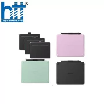Bảng vẽ Intuos S CTL-4100WL Small with Bluetooth (Đen/Xanh/Hồng tím)