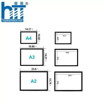 Bảng hắt sáng Huion H-A3 Led