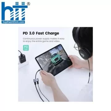 Cáp chuyển Type-C Sang Type C + PD 30W Ugreen 60165