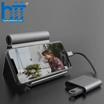 Cổng chuyển đổi Hyperdrive 3-in-1 4k HDMI Hub USBC (HD259A)