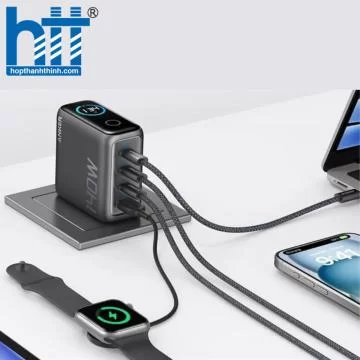Bộ sạc Anker B2697 (140W, 4 cổng, PD 3.1) kèm cáp USB-C