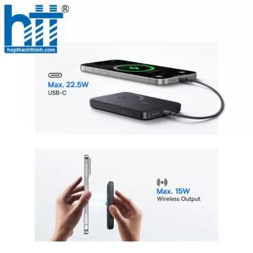 Pin Dự Phòng Không Dây Baseus EnerFill FM12 Qi2 10000mAh 22.5W