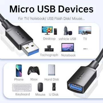 D114 Cáp nối dài USB 3.0 2m T-D178